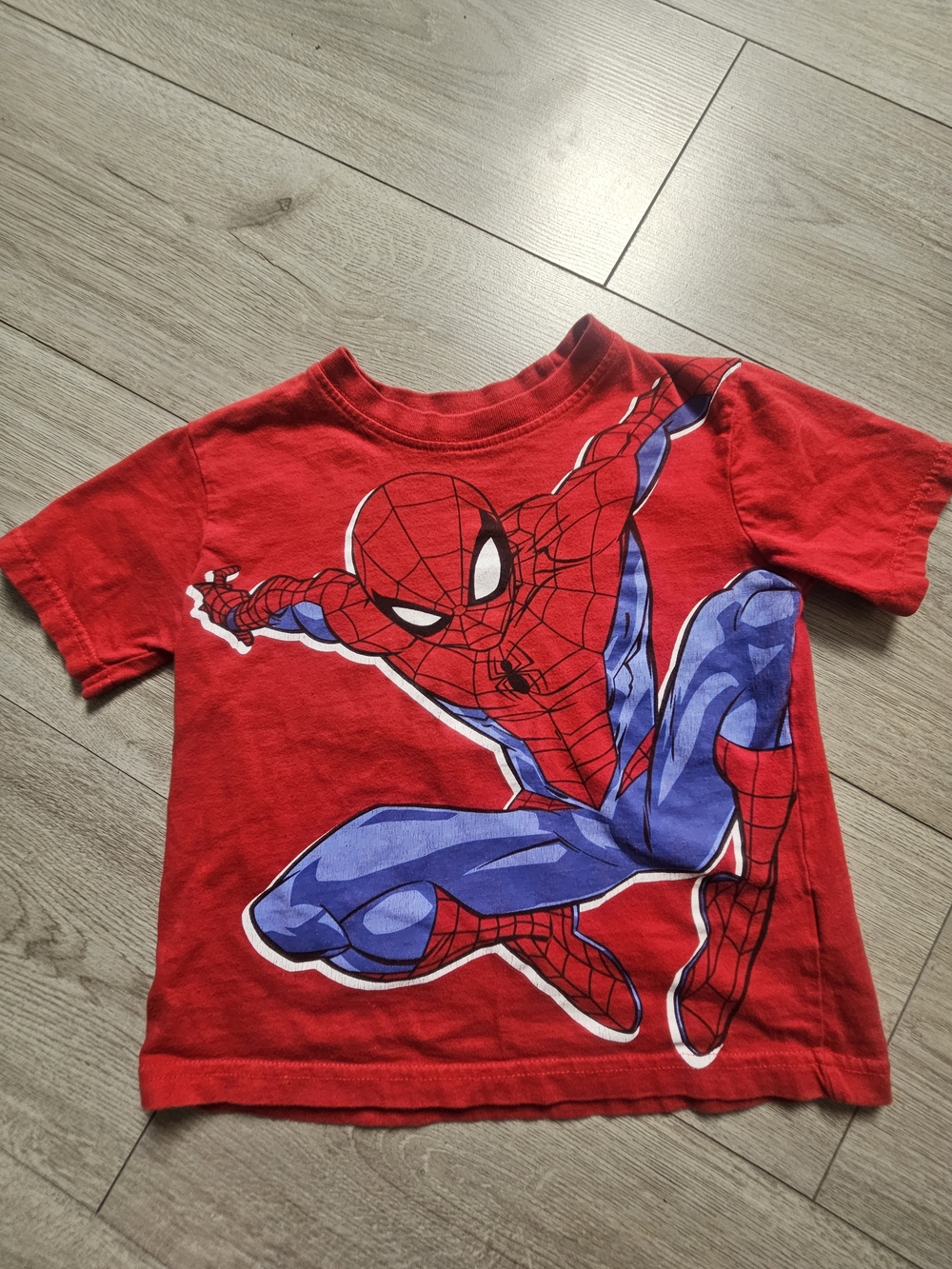 MARVEL Spider-Man Boys Red Graphic Short Sleeve T-Shirt 5T